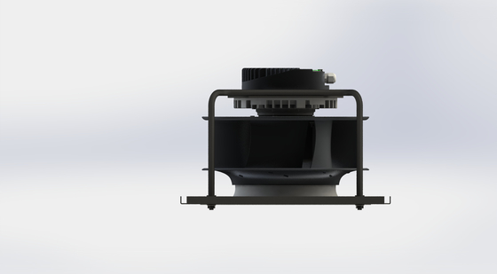 고온 저항성 60°C IP54 250mm 블레이드 EC 팬