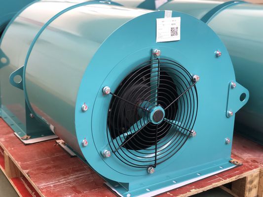 225mm 아연 도금 블레이드가있는 삼상 4 극 1160 rpm 이중 입구 원심 팬